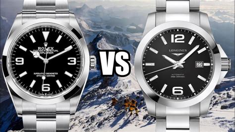 rolex explorer alternative|longines conquest vs rolex explorer.